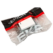 Выключатель встраиваемый 1 клавиша, цвет белый, с подсветкой, EKF Эпика Выключатель встраиваемый 1 клавиша, цвет белый, с подсветкой, EKF Эпика