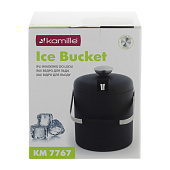  Ведро для льда 1,3 л с крышкой и щипцами 7767 