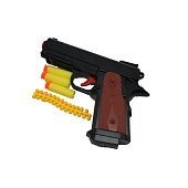  Пистолет пневматический с пластиковыми пулями, 19х13х3,2 см, 309-1 