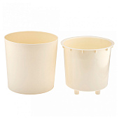 Кашпо "Genius" D266мм 12,2л Молочный С76707 Кашпо "Genius" D266мм 12,2л Молочный С76707