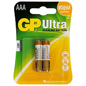  Батарейка AAA LR03 (2шт)GP ULTRA PLUS 