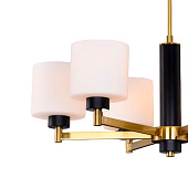  Люстра классическая G11102/6BRS+BK WT 40Вт E14 S=13м2 /Gerhort 