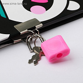 Записная книжка А6, Для опПАНДных мылсей, на замочке, 50 л, 4435552 Записная книжка А6, Для опПАНДных мылсей, на замочке, 50 л, 4435552