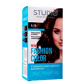 Краска для волос STUDIO FASHION COLOR стойкая 5.75 Каштановый Краска для волос STUDIO FASHION COLOR стойкая 5.75 Каштановый