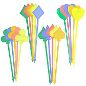 Набор шпажек для канапе "Карты" 20 шт. (L= 90 мм) Набор шпажек для канапе "Карты" 20 шт. (L= 90 мм)