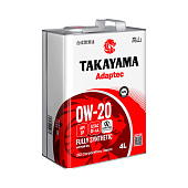 Масло моторное TAKAYAMA Adaptec 0W20 синт. API SP ILSAC GF-6A 4л металл Масло моторное TAKAYAMA Adaptec 0W20 синт. API SP ILSAC GF-6A 4л металл
