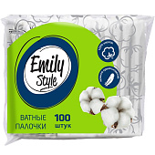 Ватные палочки Emily Style пакет 100шт Ватные палочки Emily Style пакет 100шт