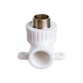 Угольник комб с креп НР 25-1/2" PPR Угольник комб с креп НР 25-1/2" PPR