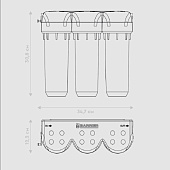 Проточный фильтр БАРЬЕР ПРОФИ Стандарт Н113Р00 Проточный фильтр БАРЬЕР ПРОФИ Стандарт Н113Р00