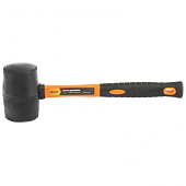 Киянка резиновая 450г, черная резина, фибергласовая рукоятка, Sparta Киянка резиновая 450г, черная резина, фибергласовая рукоятка, Sparta