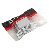 Выключатель встраиваемый 1 клавиша, цвет алюминий, с подсветкой, EKF Эпика Выключатель встраиваемый 1 клавиша, цвет алюминий, с подсветкой, EKF Эпика