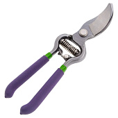 Секатор, 200 мм, пружина возвратная, легиров. сталь, обрезин. ручки// PALISAD 60561 Секатор, 200 мм, пружина возвратная, легиров. сталь, обрезин. ручки// PALISAD 60561