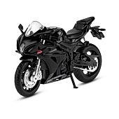 Мотоцикл металлический Автопанорама 1:12 Suzuki GSR-1000, 9,2х4,5х14 см, черный, JB1251567