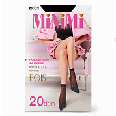 Носки женские Minimi Pois 20 в горошек, nero, one size Носки женские Minimi Pois 20 в горошек, nero, one size