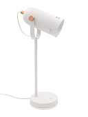 Светильник настольный 40Вт Е27 НТ-705 регулировка направл света белый/медь /Artstyle Светильник настольный 40Вт Е27 НТ-705 регулировка направл света белый/медь /Artstyle