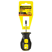 Отвертка PH1x38мм, двухкомпонентная рукоятка, магнитный наконечник STAYER Отвертка PH1x38мм, двухкомпонентная рукоятка, магнитный наконечник STAYER