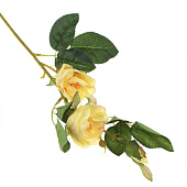  Цветок LADECOR искуственный в виде кустовой розы, 51 см, пластик, 409-087 