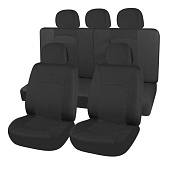 Чехлы на сиденья SKYWAY SMART-1 полиэстер/сетка 9 предм. черный Чехлы на сиденья SKYWAY SMART-1 полиэстер/сетка 9 предм. черный