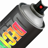  Эмаль аэрозольная черная глянцевая DECORIX 520 мл 