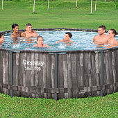 Бассейн Bestway каркасный Steel Pro 305x100см 6148л, ремкомплект арт.561NB Код272369 Бассейн Bestway каркасный Steel Pro 305x100см 6148л, ремкомплект арт.561NB Код272369