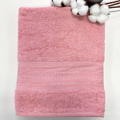Полотенце Fine Line бордюр "Колосок", 70х140 см, махра, розовый Полотенце Fine Line бордюр "Колосок", 70х140 см, махра, розовый