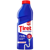 Средство для прочистки труб Tiret Professional 1000мл Средство для прочистки труб Tiret Professional 1000мл