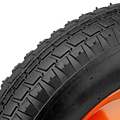 Колесо пневматическое 4.80/4.00-8 D380мм, подш.12мм, дл. оси 80мм// Palisad 68946 Колесо пневматическое 4.80/4.00-8 D380мм, подш.12мм, дл. оси 80мм// Palisad 68946