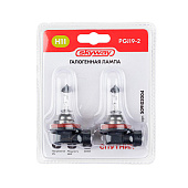  Автолампа H11 PGJ19-2  12V  55W 1350Лм SKYWAY СПУТНИК 3000К Теплый, блистер комп.2шт 