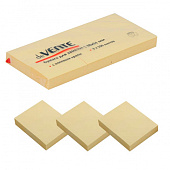 Блок для записей deVENTE, 38х50 мм, 100 л, с клеевым краем, желтый, 3 шт., 2010304 Блок для записей deVENTE, 38х50 мм, 100 л, с клеевым краем, желтый, 3 шт., 2010304