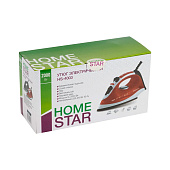 Утюг HOMESTAR HS-4003 2000Вт пар спрей пар.удар кер.амич подошва серо-голубой