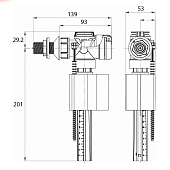 Клапан впускной боковой подвод F012400-0006 Iddis
