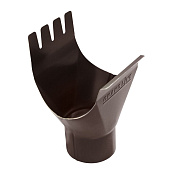  Воронка желоба 125/90 Optima, Коричневый Ral:8017 