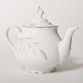  Чайник 1200 мл Thun Constance, декор "Серебряные колосья, отводка платина" БТФ0759 