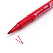 Маркер перманентный, красный, 0,5-1мм, двухсторонний Маркер перманентный, красный, 0,5-1мм, двухсторонний