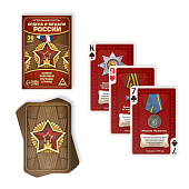 Игральные карты Ордена и медали России, 36 карт, 18+, 1275566 