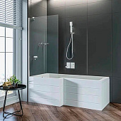 Шторка для ванны SCREEN BS-80-C-CH Bas 80х140 (неподвижная) стекло 4мм Шторка для ванны SCREEN BS-80-C-CH Bas 80х140 (неподвижная) стекло 4мм