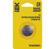  Батарейка CR2025 Lithium(1шт/бл) IEK 