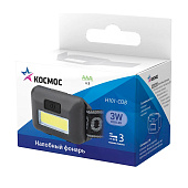 Фонарь LED налобный 3Вт COB КОСМОС KOC-H101-COB Фонарь LED налобный 3Вт COB КОСМОС KOC-H101-COB