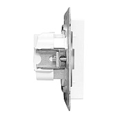  Розетка встраиваемая без заземления, цвет белый,  EKF Эпика 