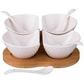 Набор сервировочный на деревянной подставке lefard "диаманд" 359-381 Набор сервировочный на деревянной подставке lefard "диаманд" 359-381