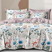  Комплект постельного белья Cleo сатин набивной Satin Lux евро CL31/738-SL 