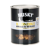  Краска с молотковым эффектом темно-синяя 0,9л / HUSKY-KLONDIKE 