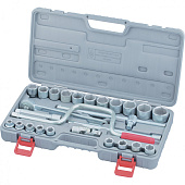 Набор шоферского инструмента №4, 26 предм., 1/2", НИЗ, в пластиковом боксе Набор шоферского инструмента №4, 26 предм., 1/2", НИЗ, в пластиковом боксе