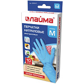 Перчатки нитриловые LAIMA многоразовые ОСОБО ПРОЧНЫЕ, 5 пар M голубые 605017 Перчатки нитриловые LAIMA многоразовые ОСОБО ПРОЧНЫЕ, 5 пар M голубые 605017