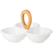 Менажница lefard "native" с деревянной ручкой 23,3х24,7х5,4 см 474-215 Менажница lefard "native" с деревянной ручкой 23,3х24,7х5,4 см 474-215