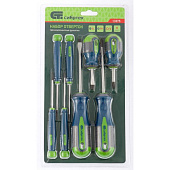 Набор отверток универсальный, CrV, трехкомпонентные рукоятки, 6/8 предм, Сибртех Набор отверток универсальный, CrV, трехкомпонентные рукоятки, 6/8 предм, Сибртех