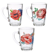 Кружка ОСЗ Анемоны 300мл стекло 878-586 Кружка ОСЗ Анемоны 300мл стекло 878-586