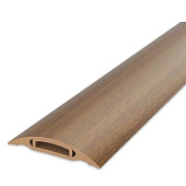  Порог пластик 42ммх1,6м с монт.каналом №291 Орех/Идеал 