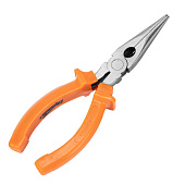 Длинногубцы Classic, 160 мм, прямые шлифованные, пластмассовые рукоятки SPARTA Длинногубцы Classic, 160 мм, прямые шлифованные, пластмассовые рукоятки SPARTA