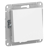 Выключатель встраиваемый проходной 1 клавиша, цвет белый, SE AtlasDesign Выключатель встраиваемый проходной 1 клавиша, цвет белый, SE AtlasDesign